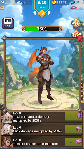 Screenshot Anima Saga - RPG Clicker