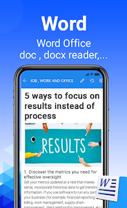 Word Office: PDF, Docx, Excel