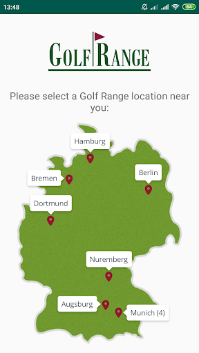 Android application GolfRange screenshort