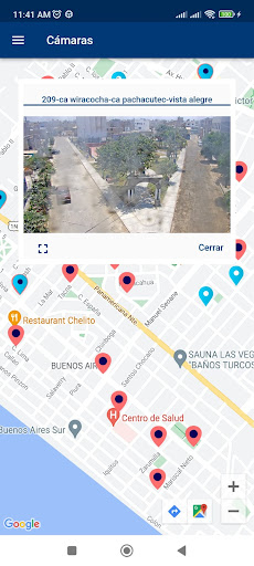 Android application Seguridad Larco screenshort