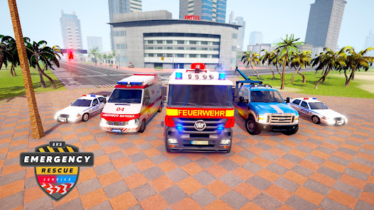 Emergency Rescue Service- Police, Firefighter, Ems  screenshots 1