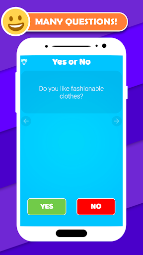 Yes or No Questions game Screen 2