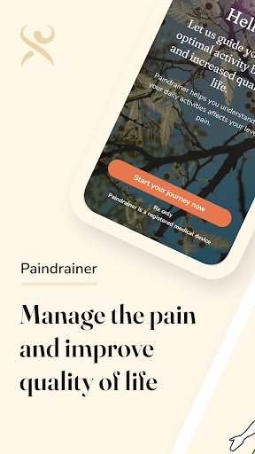 Android application Paindrainer PD1 screenshort
