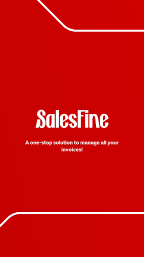 Android application Salesfine screenshort