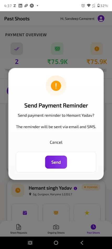 #3. CAMORENT Admin (Android) Ved: Camorent India Pvt. Ltd.