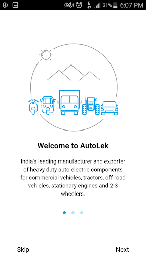 Android application AUTO-LEK screenshort