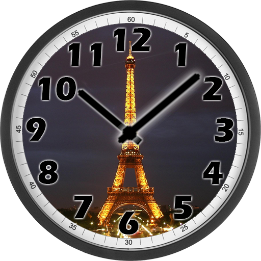 Tour Eiffel Night Clock 1.1 Icon