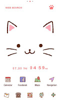 screenshot of Cute Theme-Kitty Face-