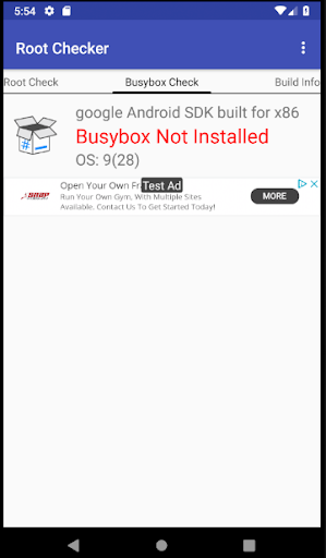 Root Checker Screen 2