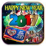 2017 Happy New Year Frames icon