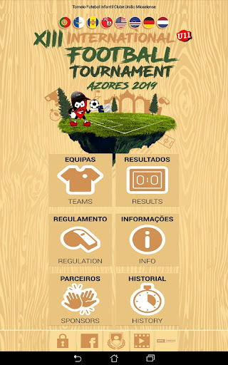 Android application XIII C.U.Micaelense Tournament screenshort