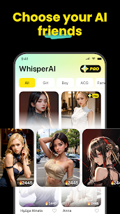 WhisperAI MOD APK – ai friend chat (VIP Unlocked) Download 3