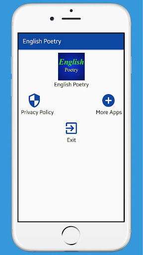 Android application English Poetry screenshort