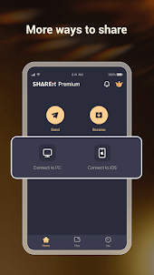 SHAREit Premium: Чистый обмен
