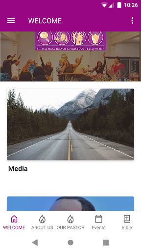 Android application Bethlehem Judah Fellowship screenshort