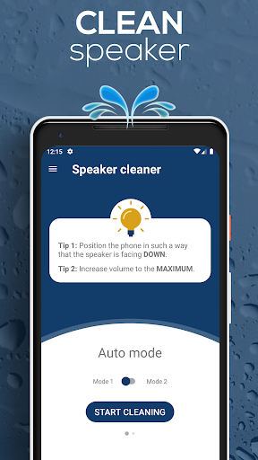 Android application Speaker Cleaner - Remove Water screenshort
