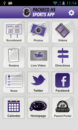 Android application Pacheco High School screenshort