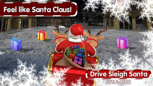 Android application Drive Sleigh Santa Simulator screenshort
