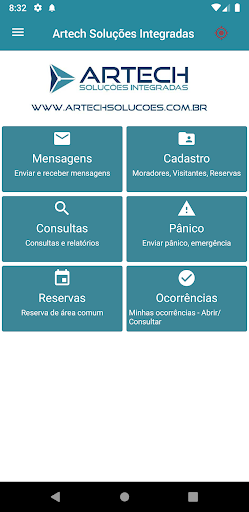 Android application Artech Soluções Integradas screenshort