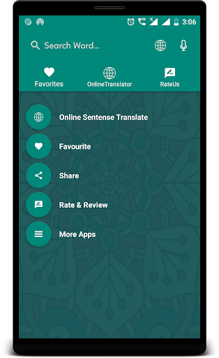 Urdu and Hindi dictionary Screen 2