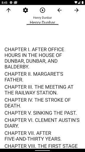 Android application Book, Henry Dunbar screenshort