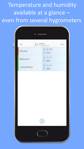 Android application Beurer FreshRoom screenshort