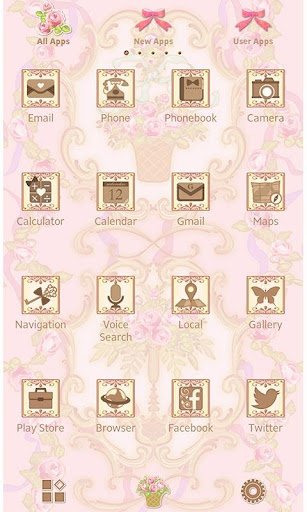 Classic Wallpaper Rococo Rose Screen 2