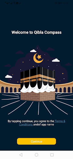 Qibla Compass Screen 3