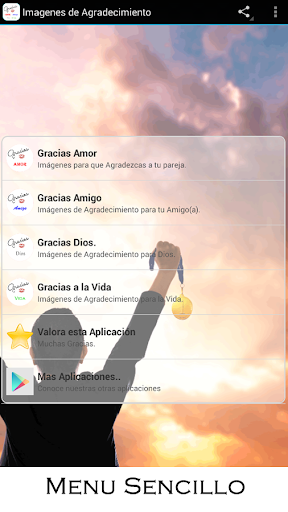 Android application Imagenes de Agradecimiento screenshort