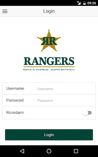 Android application MyRangers screenshort