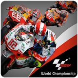 Moto GP world championship race icon