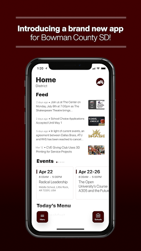 Android application Bowman County Schools screenshort