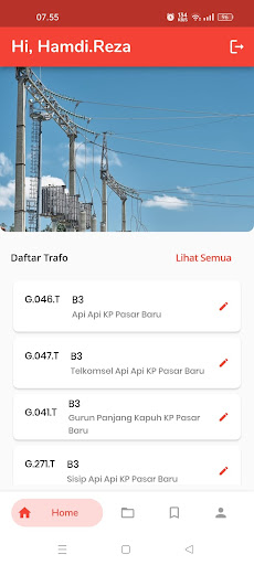 Monitoring Gardu Distribusi Screen 2