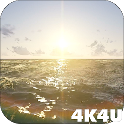 Symbolbild für 4K Ocean Waves Video Live Wall