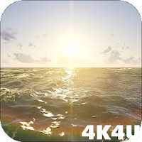 4K Ocean Waves Video Live Wall