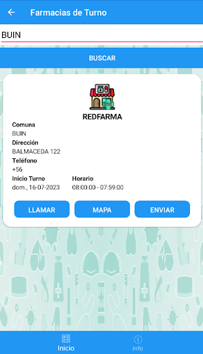 Farmacias de Chile - Turno Screen 2