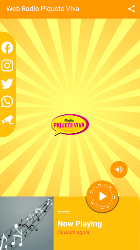Android application Web Rádio Piquete Viva screenshort