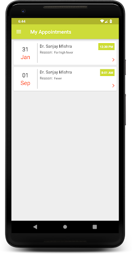 Screenshot of Kare Patient