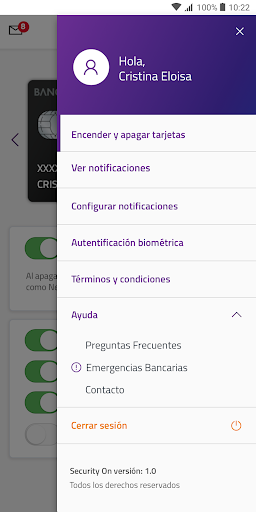 Security ON Screen 3