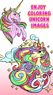 Unicorn Glitter Coloring