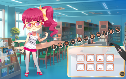 Anime School Dress Up Girl - High School Fashion