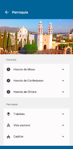 Android application CatolicMixquia screenshort