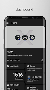 Iconix - Capture d'écran du pack d'icônes