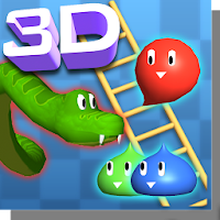 뱀과 사다리 그리고 슬라임 (3D 배틀) - 함께 즐기는 보드게임