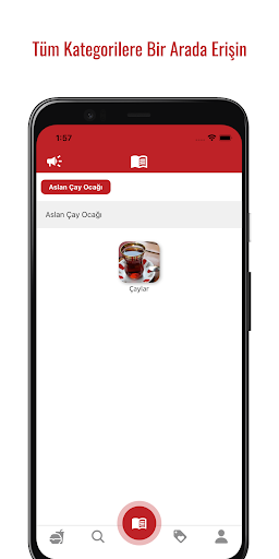 Android application Aslan Çay Ocağı screenshort