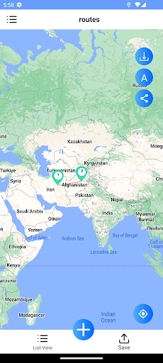 Route Compass - Bearing Angle Screen 2
