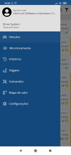 Drive System App Screen 3