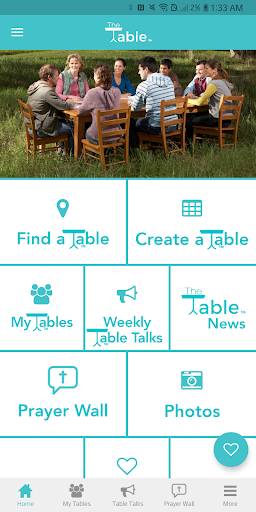The Table App Screen 2