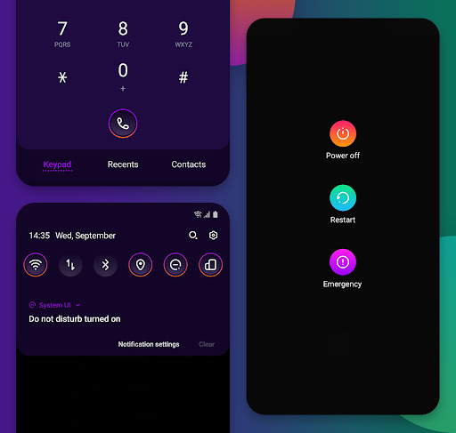 Liv Dark - ธีม Substratum