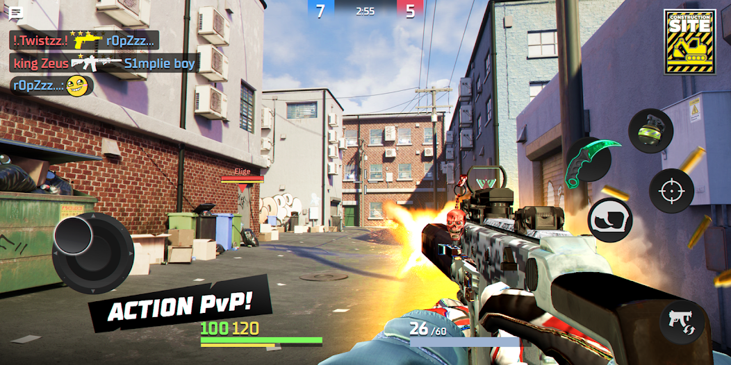 Action Strike: Online PvP FPS 0.9.39 APK + Mod (Unlimited money) para Android